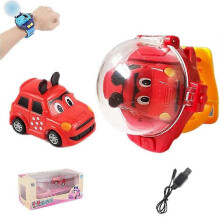 (red, red mini) Watch RC-leksak - Mini fjärrstyrd bil i Watch Blue Halloween