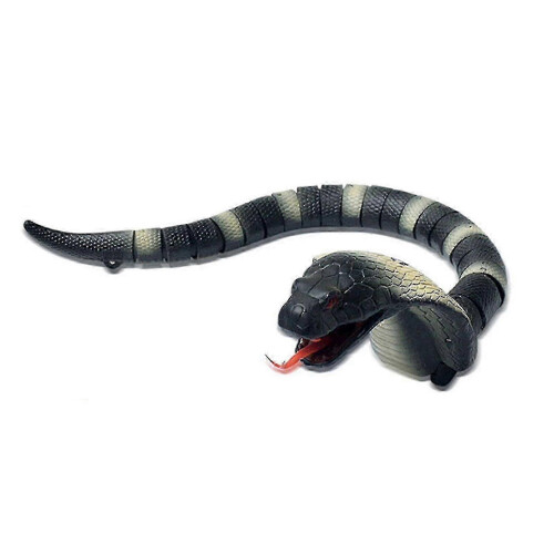 (Stripe) Electronic Rattle Snake Toy - Remote-Controlled Realistic Reptile for Trick Lovers