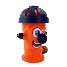 (fire hydrant red) Kids Bath Water Spray Sunflower Shower Toy Summer Pool Sprinkler Turtle Piranha