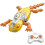 (Yellow) Remote Control Wall Crawling Gecko Robot for Floor Ceiling Climbing RC Car Toy 1