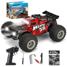 (KY-S210B Red, 1:18) Ny 1:18 RC terrängbil med ljus, höghastighetsdrift, racerbil