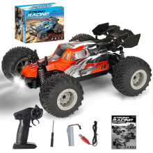 (KY-S208B Orange, 1:18) Ny 1:18 RC terrängbil med ljus, höghastighetsdrift, racerbil