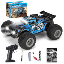 (KY-S210B Blue, 1:18) Ny 1:18 RC terrängbil med ljus, höghastighetsdrift, racerbil