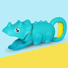 (E) Children's Beach Toy Lobster Dinosaur Crab Claw Pliers Shovel