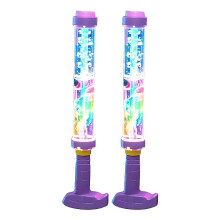 (2PCS) Glowing Rainbow LED Water Blaster Firework Spray Soaker Pool Party Summer Fun