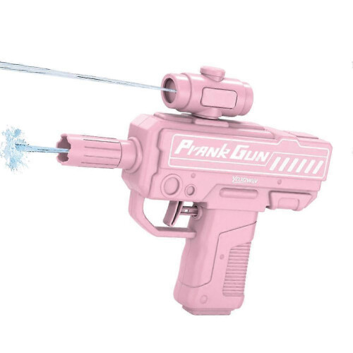 (Pink, 1pcs) Dual Stream Water Blaster Long Range Blasting Rotatable Scope Sturdy Playtime