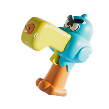 (Blue) Mini pistolet à eau en forme d'animal pour enfants, jouet en plastique à main pour piscine, bain, jardin, été, bleu