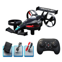 (Black) 2-in-1 RC-Flugauto-Drohne mit Dual-Modus für drinnen und im Wohnzimmer