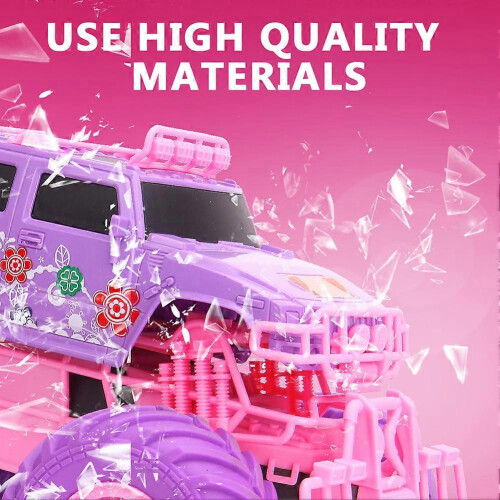 (Type C) 4WD Terräng fjärrstyrd terrängbilleksak för flickor 2