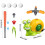 (hydrant) Reusable Spinning Water Sprinkler Toy for Summer Backyard Fun 5