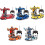 (red) Transform RC Car 1-Button Transforming 360 Rotation Drifting Gift Ages 3+ 4