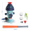 (snail with bat) Reusable Spinning Water Sprinkler Toy for Summer Backyard Fun 5