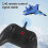 (Blue) FX620 RC Fly med fast vinge og blinkende lys for nattflyging 3
