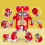 (Red) Transformerbar läskburkrobotleksak deformationsactionfigur barnpresent 5