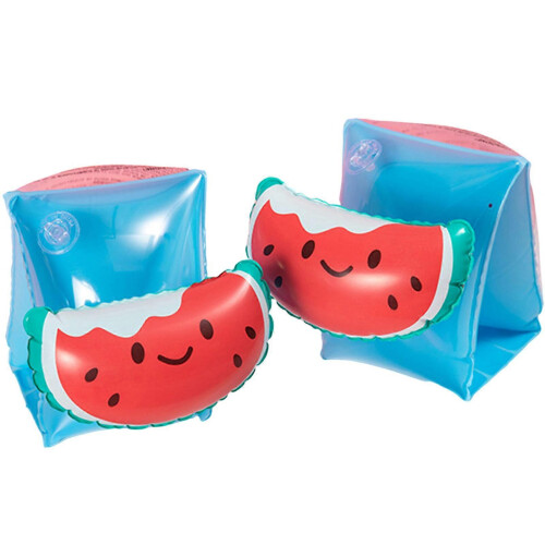 (Watermelon) Uppblåsbara armringar för barn för säkerhet i poolen 6-12 år 1