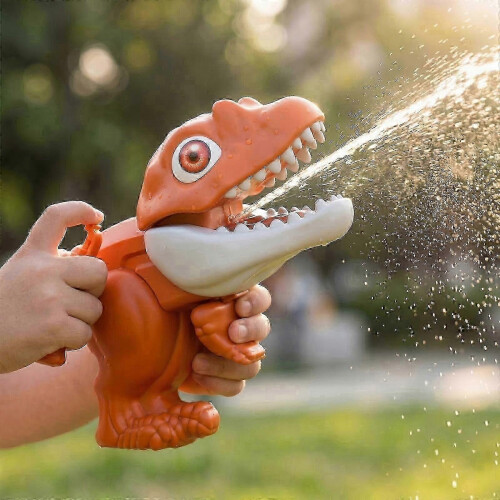 (Orange) Pistolets à eau miniatures de dessin animé pour s'amuser dans l'eau en été 1