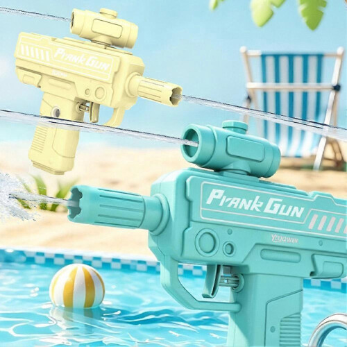 (Pink, 1pcs) Dual Stream Water Blaster Long Range Blasting Rotatable Scope Sturdy Playtime 1
