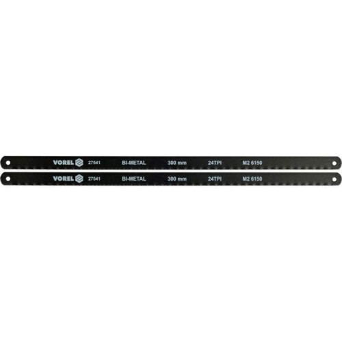 Bimetall-Sägeblatt - VOREL - 27541 - 300 mm - 24 TPI - 2er-Pack