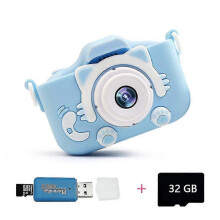 Cute Kitten Digital Camera for Kids Toy New Year Gift