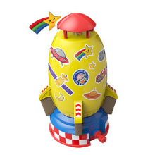 Kids Rotating Flying Water Spray Launcher Pressure Lift-off Sprinkler