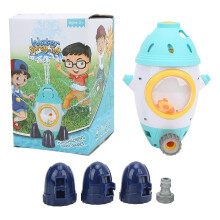 2024 Space Rocket Rotatable Splash Water Spray Toy for Kids Summer Park Garden Yard