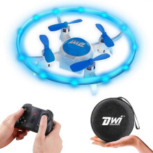 4,2-tommers minidrone for barn, LED-krasjsikker, start og landing med én knapp, spinn og flips, fjernstyrt leketøy for nybegynnere