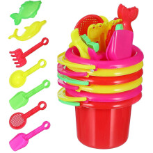 Ensemble de 24 mini seaux de plage pour enfants