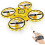Kids Mini Drone Gesture Hand Control Sensor Indoor RC Quadcopter 360 Flips LED Light 1