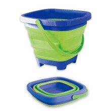 Multifunctional Foldable Beach Bucket Sand Toy Kids Expandable Plastic Pail
