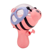 Summer Animal Water Guns Playset Honeybee Snail Bathtub Squirt Toy for Boys Pink