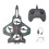 2.4G RC Plane Remote Control Toy Kids Gift Green 4
