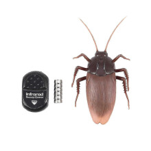 Realistic RC Cockroach Toy with Infrared Remote Control Halloween Prank Trick 1 Pack