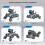 Auto robot acrobatica a 8 ruote per bambini con telecomando 3