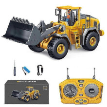 BC1057 2.4G Legering RC Bulldozer Teknisk Fordon Leksak med Fjärrkontroll