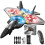 V17 2.4Ghz RC Stuntstridsflygplan 360 Vändbart Ljus RTF Skum Drönare Sensor 1