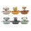 Stackable Animal Floating Bath Toy Set Sensory with Suction Cups for Toddler Pool Beach 1