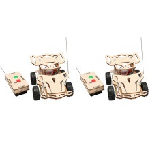 2x DIY ferngesteuerter 4WD-Rennwagen-Bausatz – Lernspaß