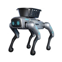 AI Programmable Robot Dog Remote Control with Loading Basket for Boys Birthday Festival
