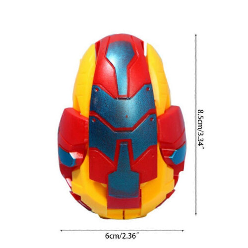 Dinosaur Eggs Deformation Robot Toy Automatic Transform Kids Educational Gift 1