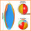 Inflatable Rainbow Beach Ball for Kids and Adults 10pcs 3