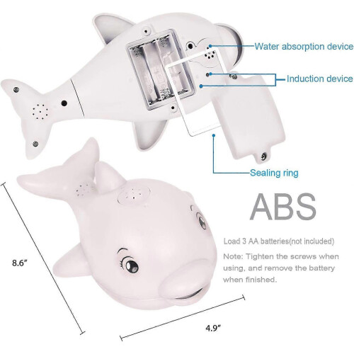 Automatic Spray Baby Dolphin Bath Toy Music Lights 2