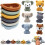 Stackable Animal Floating Bath Toy Set Sensory with Suction Cups for Toddler Pool Beach 2