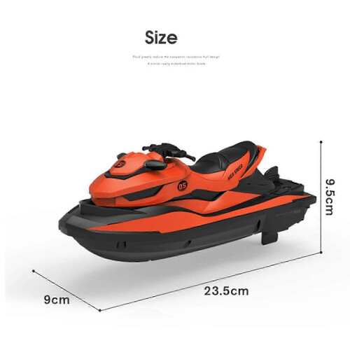 M5 Mini RC Jet Ski 2.4G 50M Control Range Summer Water Splash 1
