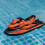 M5 Mini RC Jet Ski 2.4G 50M Control Range Summer Water Splash 3
