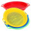 Set di 4 setacci di plastica per sabbia, giocattoli per bambini da spiaggia. 4