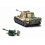 MOC WWII Winter Tiger Attack Tunga Tank Flygplan Pusselmontering Militär 3