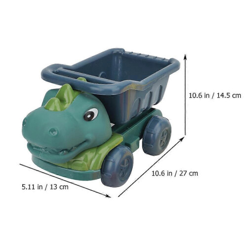 Dinosaur Engineering Truck Sandgrävningsleksak Set för Strand Utomhus 1