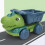 Dinosaur Engineering Truck Sandgrävningsleksak Set för Strand Utomhus 4