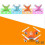 Cx10 Mini RC Quadcopter Drönare 2.4G 4CH LED-leksak för barn 2