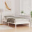 VidaXL vidaXL Bed Frame with Headboard White 75 x 190 cm Solid Pine Wood 7